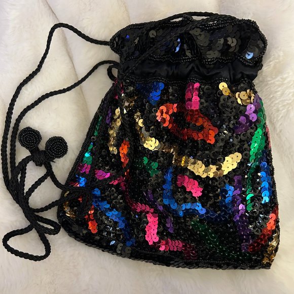 Magid Sequin Vintage Purse - Picture 1 of 4